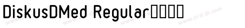 DiskusDMed Regular字体转换